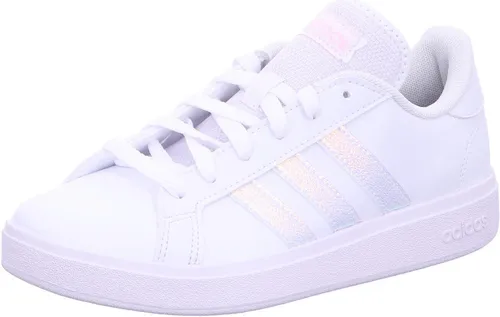 adidas Damen Grand Court Base 2.0 Schuhe - Cloud White/Cloud White/Clear Pink, 38 2/3 EU - Damen-Sneaker mit regulärer Passform, aus hochwertigem Synthetikleder, ideal für Alltag und Freizeit.