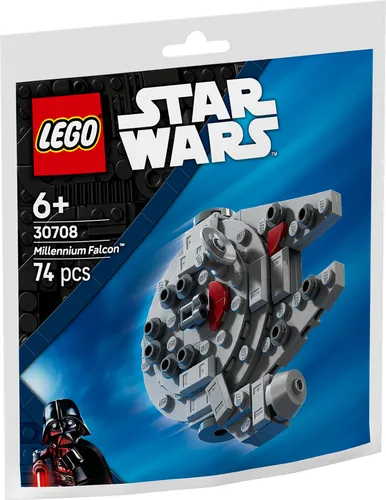 LEGO Millennium Falke Mini-Modell - 30708 - LEGO Star Wars Set mit 74 Teilen, ideal für Fans ab 6 Jahren. Das Mini-Modell des Millennium Falken begeistert mit Detailtreue und ist perfekt für Sammler oder als Geschenk.