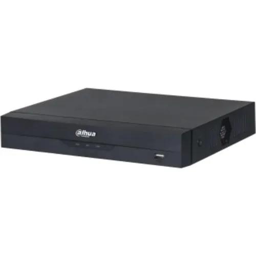 Dahua DVR 8CH HDCVI PENTABRID AI/XVR5108HS-4KL-I3 - Dashcam mit 8 Kanälen, unterstützt verschiedene Videoformate und bietet AI-gestützte Funktionen für verbesserte Sicherheit und Überwachung.