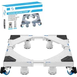 Fleau Home Waschmaschinen-Booster Raise XL – 500 kg Tragkraft - Erleichtern Sie das Bewegen Ihrer Waschmaschine mit dem Fleau Home Waschmaschinen-Booster. Mit 8 stabilen Beinen und einer Tragkraft von 500 kg, ist er ideal für alle großen Haushaltsgeräte. Höhenverstellbar und einfach zu montieren!