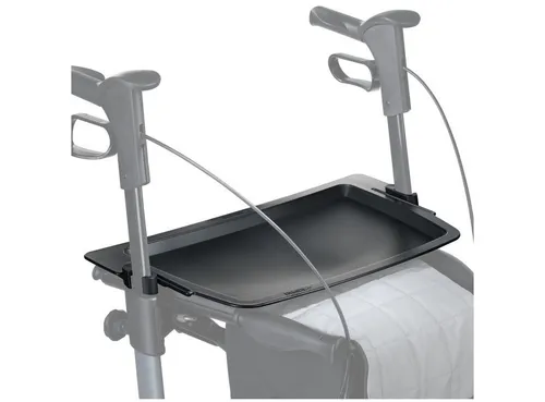 Topro Tablett inkl. Halterung - Olympos Modelle - Behinderten-Bedarf: Robustes Tablett für Rollatoren mit 5 kg Tragfähigkeit, leicht abnehmbar und ideal für mehr Komfort bei Ausflügen.