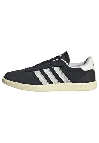 adidas Damen BREAKNET Sleek Shoes, core Black/core White/warm Vanilla, 36 EU