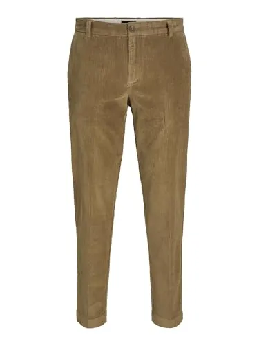 JACK & JONES Jpstace Jjleo Noos Chinohose Elmwood 31W/32L - Wanderhosen in Slim Fit mit tief sitzendem Bund, aus hochwertigem Stretchmaterial für optimalen Komfort und Bewegungsfreiheit – ideal für aktive Tage in der Natur.