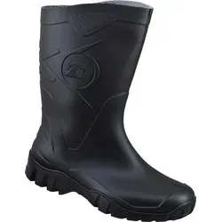 Dunlop Dee Stiefel schwarz Gr. 43 - Gummistiefel für Freizeit und Beruf, wasserdicht und chemikalienbeständig, ideal für Outdoor-Einsätze.