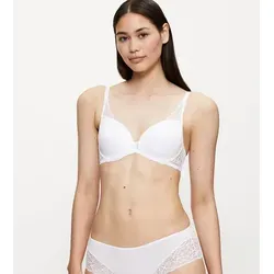Triumph Damen Amourette Spotlight WHP X Everyday Bra, WEISS, 90B - Funktionsunterwäsche mit weichem, hochwertigem Material für hohen Tragekomfort und optimale Passform. Der Bügel-BH begeistert mit elegantem grafischen Spitzendesign und angenehmer Haptik.