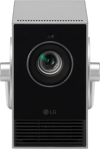 LG CineBeam Q Beamer HU710PB - 4K UHD Laser-Projektor, tragbar mit 500 ANSI Lumen und Dolby Atmos für kinoreifes Heimkino-Erlebnis