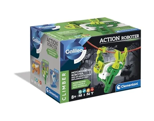 Clementoni Galileo-Robotics Action Roboter - Robotik für kleine Ingenieure - Einstieg in die Elektronik - High-Tech für Schulkinder für Kinder ab 8 Jahren 59432