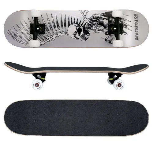 FunTomia Skateboard mit Mach1 ABEC-9 Kugellager - Cruiserboard aus 7-lagigem Ahornholz mit 100A Rollen, ideal für Freeride und geeignet für Einsteiger bis Profis, belastbar bis 130 kg.
