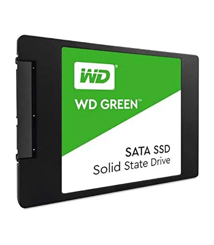 WD Green SSD WDS100T2G0A - 1TB interne SATA SSD - Festplatte mit 1TB Speicherkapazität, ideal für schnelles Booten und verbesserte Systemleistung dank SATA 6Gb/s.