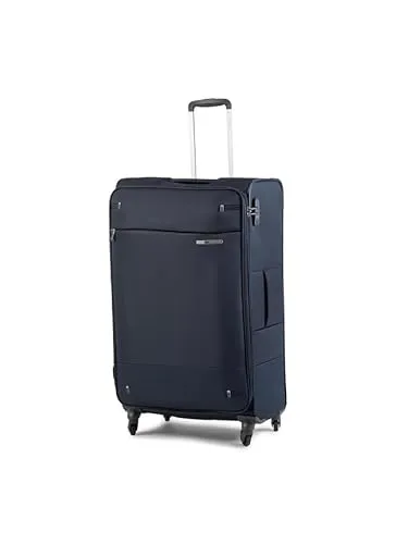Samsonite Base Boost - Erweiterbarer Spinner L Koffer, 78 cm, Blau - Koffer mit TSA-Schloss für sicheres Reisen, erweiterbar für zusätzlichen Stauraum, ideal für lange Reisen oder Geschäftsreisen.