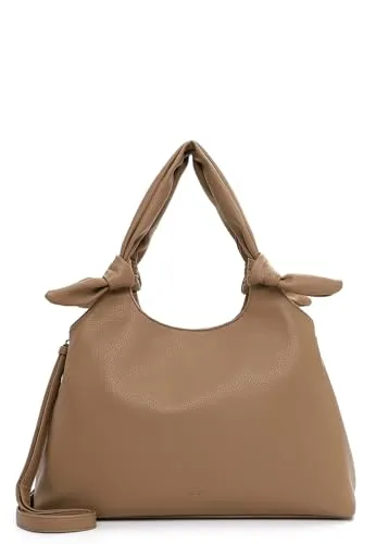 Emily & Noah Shopper E&N Pantin RUE 09 1592 Damen Handtasche taupe - Eleganter Shopper aus hochwertigem Kunstleder, vielseitig tragbar als Schulter- oder Umhängetasche. Mit Reißverschluss und praktischen Innenfächern für optimale Organisation.
