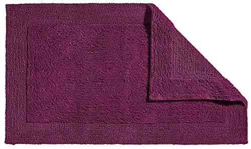 Erwin Müller Badematte Uni Serie Stuttgart Beere 60x100 cm - Badematte & Badteppiche, extra dicke und saugfähige Qualität aus 100% Baumwolle für höchsten Komfort und Pflegeleichtigkeit.