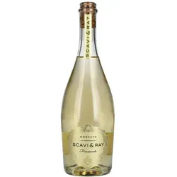 Scavi & Ray Moscato Frizzante 0,75l - Erleben Sie den spritzigen Genuss des SCAVI & RAY Moscato Frizzante, hergestellt aus erlesenen Trauben. Mit feiner Perlage und fruchtigen Aromen ist er der perfekte Begleiter für festliche Anlässe und leichte Speisen.
