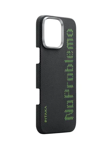 PITAKA x Aries Tactile Woven Case NoProblemo - iPhone 16 Pro - Entdecken Sie das PITAKA Glow-in-the-Dark Case für iPhone 16 Pro! Mit innovativer Lumintex-Technologie und einzigartigem Textil-Design, bietet es leichten Schutz ohne zusätzliches Volumen. Ein stilvolles Accessoire für jeden Tag!