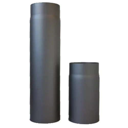 BERTRAMS Ofenrohr 50 cm Ø 150mm Gussgrau - Aschesauger – TÜV-geprüft und abgasresistent bis 600 °C, ideal für Kamin- und Ofenanlagen mit flexiblem Stecksystem für sichere Verbindungen.