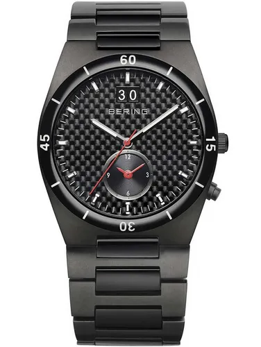 Bering Quarzuhr 32341-782 Ceramic Herrenuhr 41mm - Elegante Herrenuhr mit wasserdichtem Design (5ATM), edlem Edelstahl- und Keramikmaterial, ideal für stilbewusste Männer.