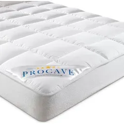 PROCAVE Micro-Comfort Matratzen-Bett-Schoner 90x200 cm - Bettauflage aus hochwertiger Mikrofaser, ideal für Wasser- und Boxspringbetten bis 30 cm Höhe. Pflegeleicht, waschbar bis 60° und sorgt für optimalen Schlafkomfort.