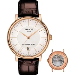 Tissot Herren Carson 40mm Automatische Armbanduhr T1224073603100 - Armbanduhren mit elegantem Design, kratzfestem Saphirglas und automatischem Uhrwerk – ideal für stilbewusste Herren.
