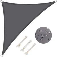 Woltu Sonnensegel - Wasserabweisender Sonnenschutz aus 100% Polyester, ideal für Garten und Terrasse, 360 cm x 510 cm x 360 cm