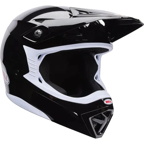 Bell MX-10 MIPS Jugend Motocross Helm, schwarz, Größe L - Leichter Motocross Helm mit innovativer MIPS® Technologie zur Verbesserung der Sicherheit. Ideal für junge Fahrer, bietet er hohen Tragekomfort und effektive Stoßabsorption.