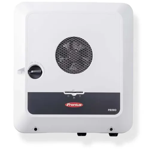 Fronius PRIMO GEN24 PV-WR - Effizienter 1-phasiger Wechselrichter mit 2 MPPT - Wechselrichter für Photovoltaiksysteme, maximiert Energieertrag dank 2 MPPT und ermöglicht optionale Batterieintegration für optimalen Eigenverbrauch.