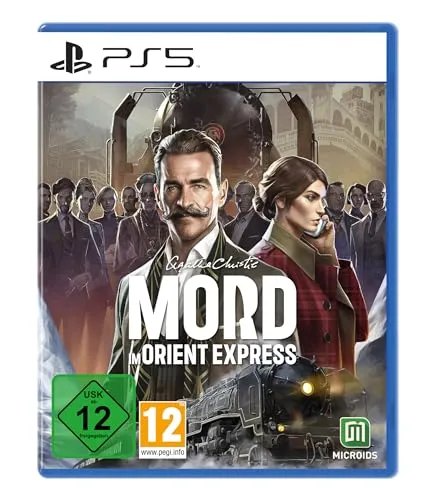 Agatha Christie Mord im Orient Express - PS5 [EU Version] - Spiele für PlayStation 5, erlebe eine moderne Neuauflage des Klassikers mit spannenden Wendungen und zwei Detektiven, die dich in die Welt des Mörders eintauchen lassen.