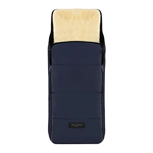 Werner Christ Baby Fußsack CORTINA, 2-in-1 Thermofußsack - Fußsäcke für Babys, flexibel einsetzbar mit herausnehmbarer Lammfell-Einlage für jede Jahreszeit und komfortablem Baumwoll-Innenfutter.