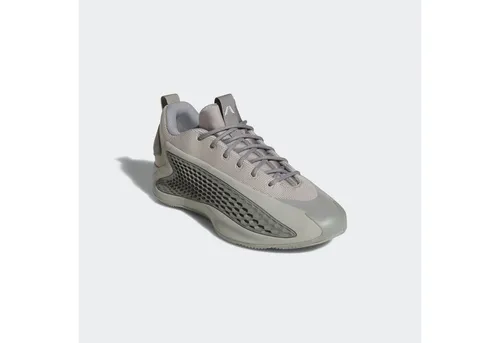 Adidas ANTHONY EDWARDS 1 LOW - grau - Indoorschuhe mit BOOST und Lightstrike für ultraleichten Tragekomfort und hervorragende Energierückgabe. Perfekt für explosive Moves und den Style eines Basketball-Superstars.