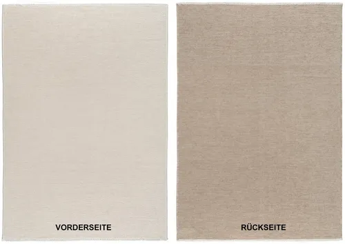 OCI DIE TEPPICHMARKE Teppich JOKER OF COLORS, rechteckig, 5 mm Höhe - Vielseitiger Wendeteppich mit 5 mm Höhe, ideal für jeden Raum. Pflegeleicht und antistatisch aus 100% Polyester, geeignet für Saugroboter, sorgt für ein angenehmes Wohngefühl.