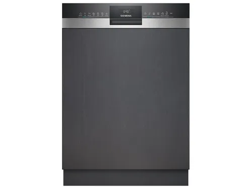 Siemens SN53ES02CE - Teilintegrierbarer Einbaugeschirrspüler, 14 Maßgedecke, energieeffizient mit Home Connect und AutoOpen Trocknung