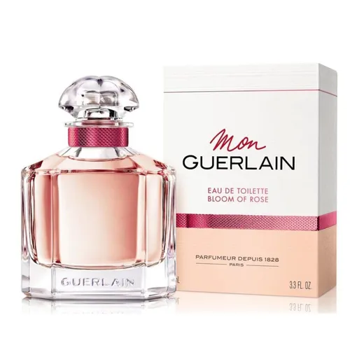 Guerlain Mon Guerlain Bloom of Rose Eau de Toilette 100 ml - Damenduft mit blumig-fruchtigen Noten von Rose und Birne, ideal für sommerliche Tage. Erleben Sie die frische, florale Ausstrahlung, die den ganzen Tag anhält.