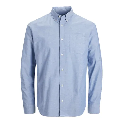 JACK & JONES Jprblubrook Oxford Shirt L/S Noos Hemd - Herrenhemden mit dänischem Design, aus 96% Bio-Baumwolle und 4% Elasthan für optimalen Tragekomfort.