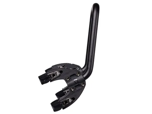 aeroe Spider Gepäckträger Lenker/Gabel - Innovatives Gepäckträgersystem für Fahrräder, ermöglicht das Tragen von bis zu 5 kg Ausrüstung, ideal für Abenteuer und einfachen Zugang während der Fahrt.