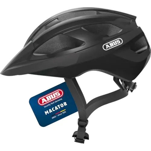 ABUS Rennradhelm Macator - Sportlicher Einsteigerhelm für Damen und Herren - Fahrradhelme mit In-Mold Fertigung für hohe Stabilität und Stoßabsorption, ideal für Zopfträger/-innen dank höhenverstellbarem Verstellsystem und guter Ventilation.