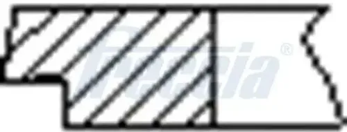 Kolbenringsatz FRECCIA FR10-209500 für OPEL COMBO X12 Tour B05 - Hochwertiger Kolbenringsatz von Freccia für effiziente Motorleistung. Ideal für den professionellen Einsatz im Kfz-Bereich, mit geprüften Zylinderbohrungen von 72 mm.