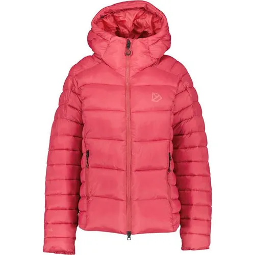 Didriksons Winterjacke "June" in Pink - 36 - Wasserabweisende Winterjacke mit Kapuze und Reißverschluss. Ideal für kalte Tage, bietet Wärmeisolierung und praktische Reißverschlusstaschen.