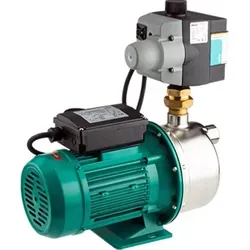 Wilo Hauswasserautomat WILO-JET FWJ-203-EM/3 - Wasserpumpen, leistungsstark und zuverlässig für die Gartenbewässerung oder Hauswasserversorgung, hergestellt in Deutschland