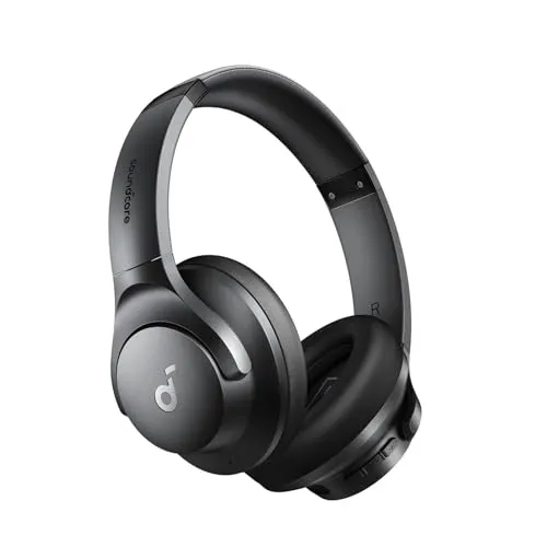 soundcore by Anker Q20i - Kabelloser Bluetooth Over-Ear-Kopfhörer mit Hybrid Active Noise Cancelling, 40h Spielzeit und Schnellladefunktion für ultimativen Musikgenuss