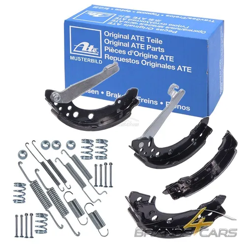 ATE BREMSBACKEN TROMMELBREMSE +ZUBEHÖR HINTEN FÜR RENAULT TWINGO 1 1.2 98-07