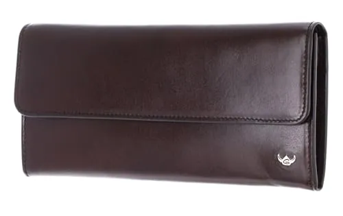 Golden Head Colorado RFID Protect Damenbörse 2828 Bordeaux - Elegante Geldbörse aus vegetabil gegerbtem Rindsleder mit RFID-Schutz. 14 Fächer für Karten und Münzfach auf der Rückseite. Perfekte Kombination aus Stil und Sicherheit.