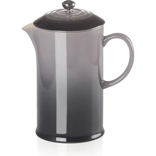 Le Creuset Kaffeebereiter aus Steinzeug, 1 L, Flint - Kaffeepresse aus robustem Steinzeug, ideal für 4 Tassen frisch gebrühten Kaffee. Zeitloses Design mit praktischen Funktionen, perfekt für den täglichen Gebrauch und als Geschenk.