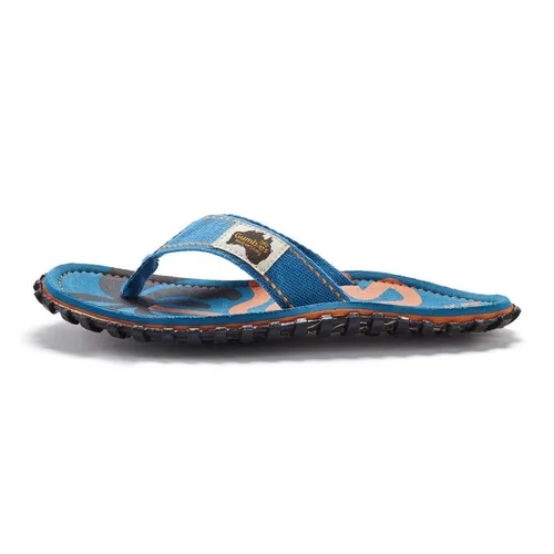 Gumbies Zehensandalen Original Flip Flops Blue Palmetto in Blau, Größe 44 EU - Bequeme und stylische Zehensandalen in Blau, ideal für den Sommer. Perfekt für Strand und Freizeitaktivitäten – für Ihren komfortablen Auftritt.