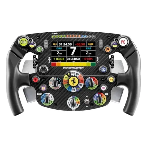 Thrustmaster Formula Wheel Add-On Ferrari SF-25 Edition - Präzises Rennlenkrad für ein realistisches Fahrerlebnis, kompatibel mit verschiedenen Thrustmaster-Rennspiel-Systemen.