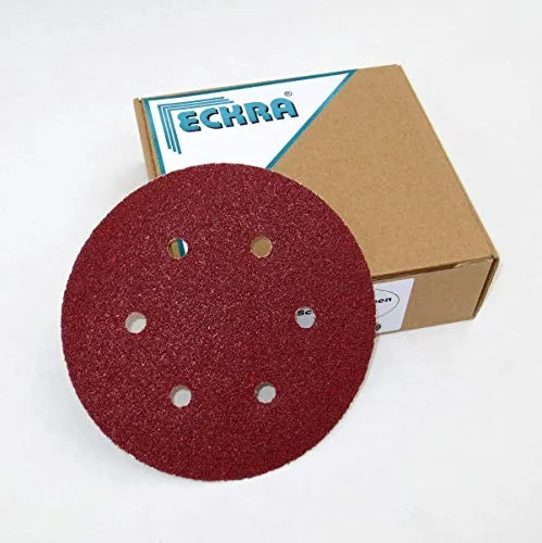 Eckra Schleifscheiben 150 mm mit Klett 6Loch in verschiedenen Körnungen 100