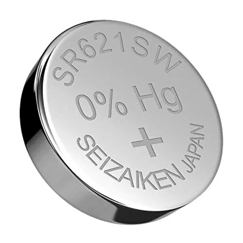 Seiko seizaiken 364 SR621SW Knopfzellen AG1 SR60 sb-ag Uhrenbatterie Silberoxid 0% Quecksilber 1 x