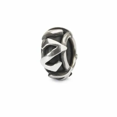 TROLLBEADS Z Spacer TAGBE-10235 aus Silber - Eleganter Z Spacer aus 925er Sterlingsilber, ideal für kreative Armbandgestaltungen. Perfekt für individuelle Schmuckstücke und stilvolle Akzente.