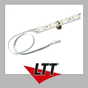 ISOLED LED T5/T8 Umrüstplatine 865, 55cm, MiniAMP, 88 LED, 24V, 9W, 170 lm/W, kaltweiß, dimmbar