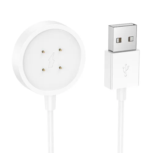 Charging cable passend für smartwatch Hoco 0,6 m Y24 white