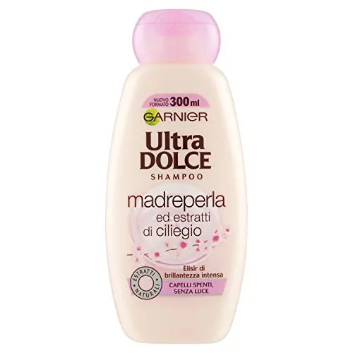 Garnier Ultra Dolce Shampoo Perlmutt und Kirschblüten, 300 ml