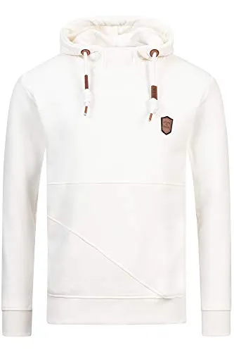 Indicode Kapuzenpullover Meza - Sportlich & Bequem - Hoodies mit asymmetrischen Ziernähten, überkreuzter Kapuze und super angenehmem Tragekomfort – das perfekte Basic für jeden Anlass.